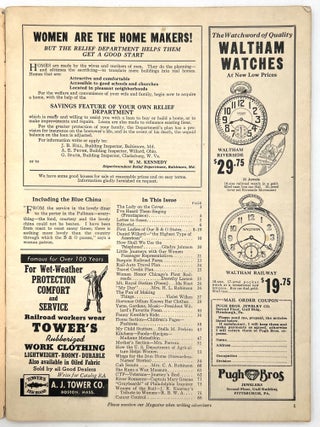 Baltimore & Ohio Magazine Annual Women's Number -- Vol. XXVI, No. 5, May 1940
