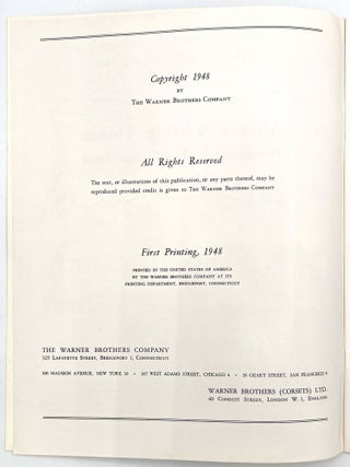 "Always Starting Things" -- 1948 Promotional Booklet for Warner Brand Corsets