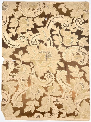 Facsimile of Civil War Newspaper Printed on Wallpaper