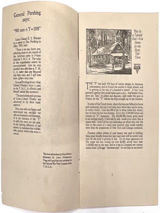 Four (4) Items Relating to the War Work Council of the Y.W.C.A in 1918