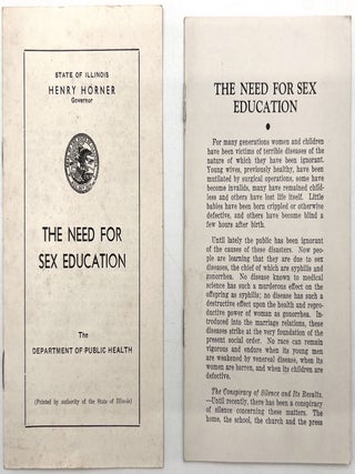 Item #23001778 The Need for Sex Education