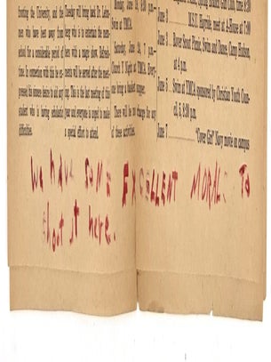 Annotated Proof of Student Publication "The Thresher" Vol. XXX, No. 13