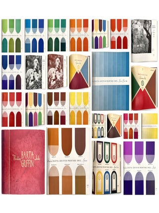 Item #23003418 Barta-Griffin Printing Inks Sample Book