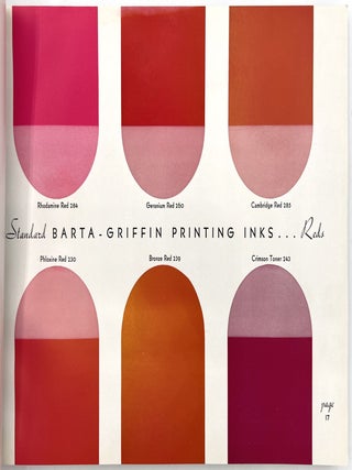 Barta-Griffin Printing Inks Sample Book