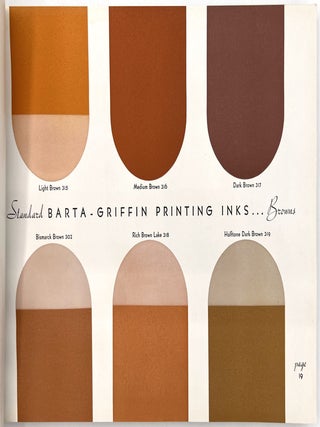 Barta-Griffin Printing Inks Sample Book