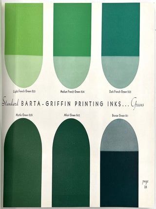 Barta-Griffin Printing Inks Sample Book