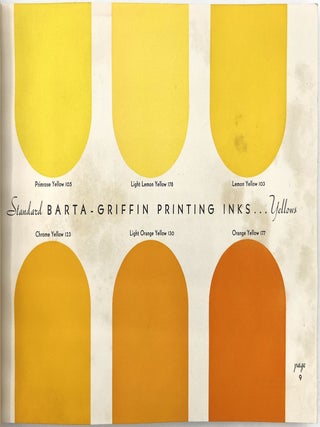 Barta-Griffin Printing Inks Sample Book