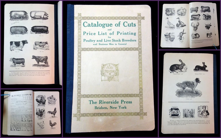 Item #23006105 Catalogue of Cuts and Price List of Printing for Poultry and Live Stock Breeders and Business Men in General