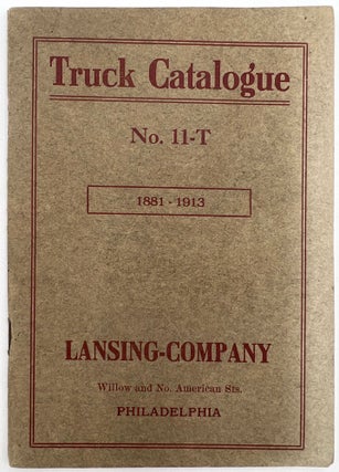 Item #23006134 Lansing Company Truck Catalogue - Warehouse Trucks & Much More 1913