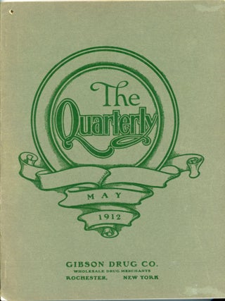 Item #23006143 The Quarterly - Gibson Drug Co.Catalogue- 1912 with Color Illustrations Carter's...