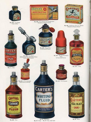 The Quarterly - Gibson Drug Co.Catalogue- 1912 with Color Illustrations Carter's Inks & Glues & Much More