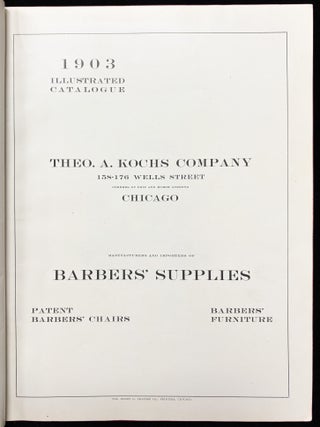 1903 Trade Catalogue of Barbers' Supplies