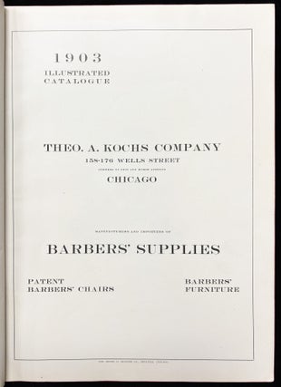 1903 Trade Catalogue of Barbers' Supplies