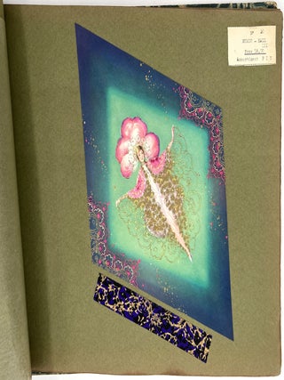 c.1930 Salesman's Sample Book of Elaborate French Chocolate Box Covers by Parisian Chocolatier Marquise de Sevigne