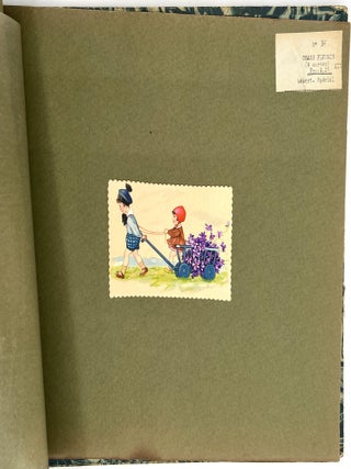 c.1930 Salesman's Sample Book of Elaborate French Chocolate Box Covers by Parisian Chocolatier Marquise de Sevigne
