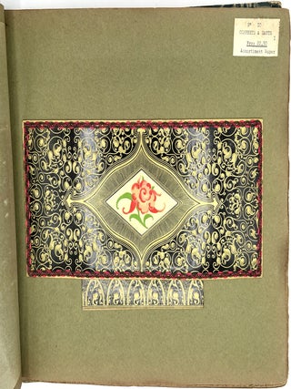 c.1930 Salesman's Sample Book of Elaborate French Chocolate Box Covers by Parisian Chocolatier Marquise de Sevigne