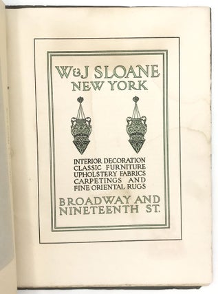 Trade Catalog for W. & J. Sloane Interior Decoration