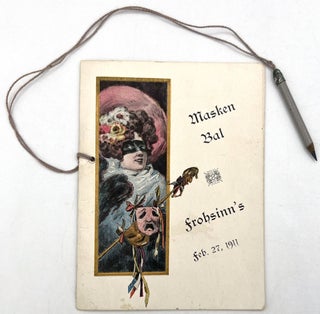 Item #23007320 "Masken Bal" -- German Heritage Club Masquerade Ball Dance Card