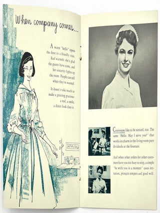 "The Girl You Can't Forget" -- Coca-Cola Promoting Jobs for Young Ladies as Soda Fountain Attendants