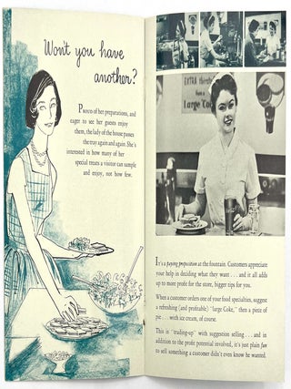 "The Girl You Can't Forget" -- Coca-Cola Promoting Jobs for Young Ladies as Soda Fountain Attendants