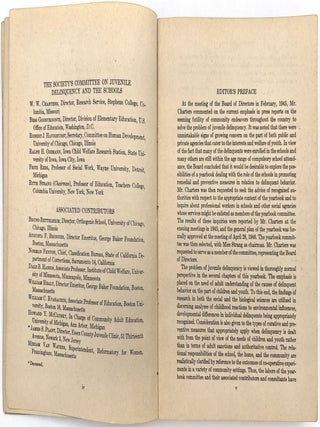 The Forty-Seventh Yearbook of the National Society for the Study of Education Part I: Juvenile Delinquency and the Schools