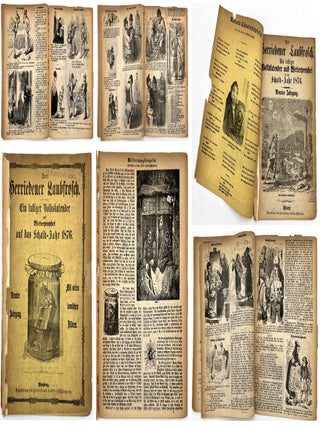 Item #23014902 "Der Herriedener Laubfrosch" ("The Herrieden tree frog") -- Whimsical Folk Almanac...