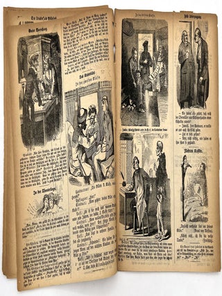 "Der Herriedener Laubfrosch" ("The Herrieden tree frog") -- Whimsical Folk Almanac with Anthropomorphized Frog