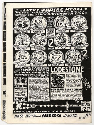 "Special Offer Price List" Marketing Metaphysical Products to "Mediums", "Reverends", and "Agents"