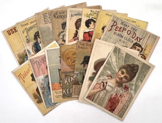 Item #23099661 Fifteen (15) Humorous 1880s Advertising Transformations