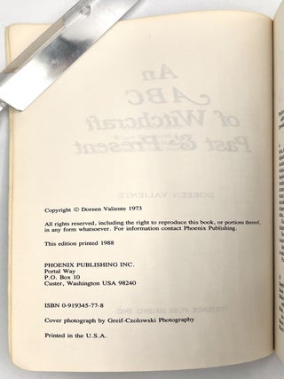 An ABC of Witchcraft Past & Present