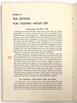 "Parents' Privilege" -- A 1955 Guide to "The Talk" For Parents