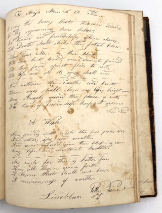 Friendship Album of Mary S. Osgood Kingman (1809-1895) of Cincinnatus, New York