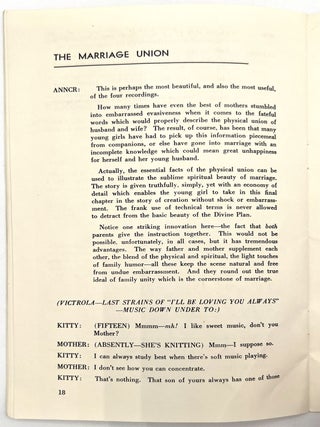 "Let's Tell the Whole Story About Sex" -- Guide to Sex Education for Parents in the Early 1950s