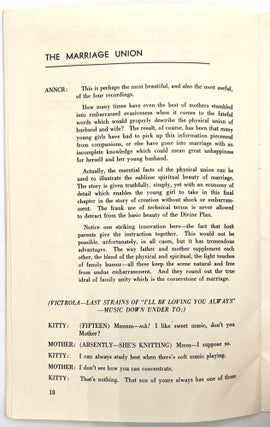 "Let's Tell the Whole Story About Sex" -- Guide to Sex Education for Parents in the Early 1950s