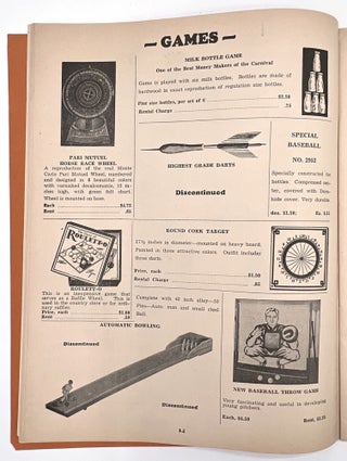 Central Carnival & Novelty Co. Trade Catalogue