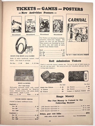 Central Carnival & Novelty Co. Trade Catalogue