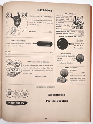 Central Carnival & Novelty Co. Trade Catalogue