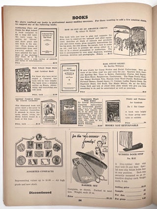 Central Carnival & Novelty Co. Trade Catalogue