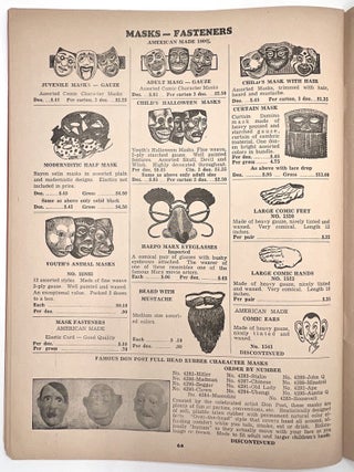 Central Carnival & Novelty Co. Trade Catalogue