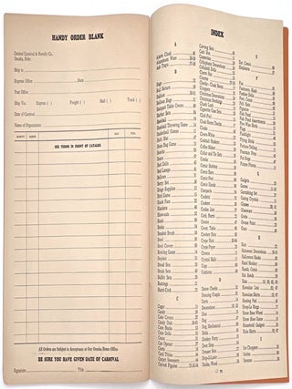 Central Carnival & Novelty Co. Trade Catalogue