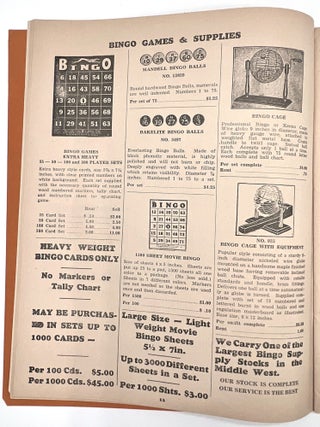 Central Carnival & Novelty Co. Trade Catalogue