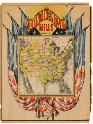 A collection of over 50 paper Fabric Labels or "tickets" demonstrating print, design and culture 1850s-1890s