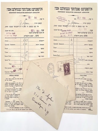 Early WWII-era Collection of Judaica Ephemera, New Rochelle, NY