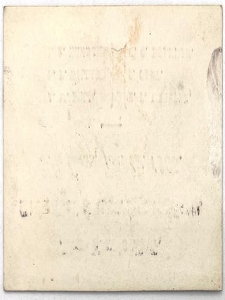 1835 New-Year's Ball Invitation
