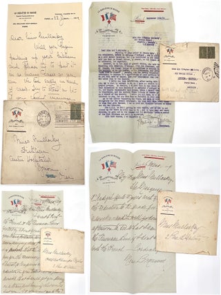 Item #24001290 1919 Correspondence Addressed to WWI Nurse Ann Cléophas Mullarkey from Le...