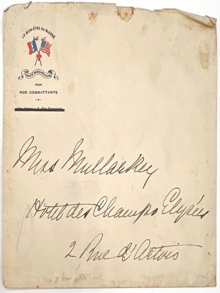 1919 Correspondence Addressed to WWI Nurse Ann Cléophas Mullarkey from Le Bien-Être du Blessé