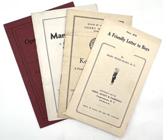 Item #24001533 Gender Roles and Sex Education for Boys in America, 1907-1935