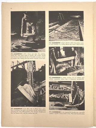 "Death on the Working Front" -- WWII-era Workplace Safety Bulletin from TIME, Inc.