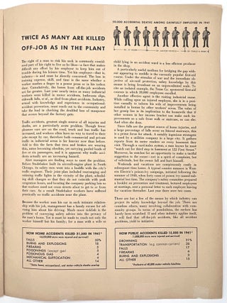 "Death on the Working Front" -- WWII-era Workplace Safety Bulletin from TIME, Inc.
