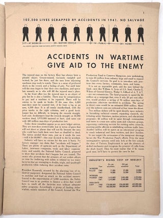 "Death on the Working Front" -- WWII-era Workplace Safety Bulletin from TIME, Inc.